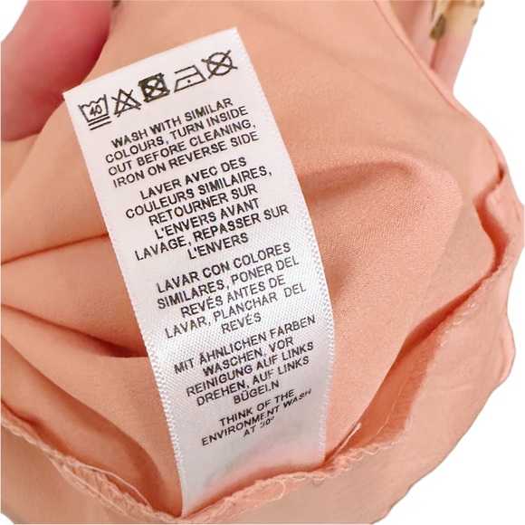 ASOS Floral Pleated Flutter Sleeve Maxi Dress Size 2 Pink Terracotta Rose Design - Picture 12 of 13